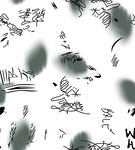 抽象涂鸦风格黑白图案