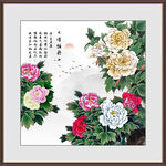 锦上添花牡丹图