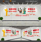 民族团结文化墙