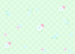 清新小兔图案浅绿色背景