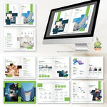 品牌文化宣传画册indd模板