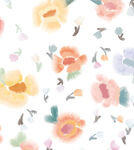 水彩花卉图案背景