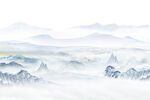 中式山水画
