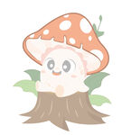 卡通磨菇人