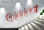 学校楼梯文化墙