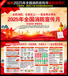 2025年消防宣传月宣传栏