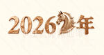 2026马年字体