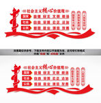 社会主义核心价值观文化墙