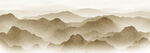 云雾水墨山水画