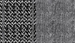 黑白纹理针织面料图案