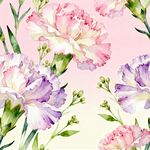 康乃馨四方连续图