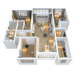 装修立体户型鸟瞰图