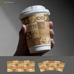 手持咖啡杯包装设计展示