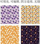  童趣万圣节图案   卡通幽灵