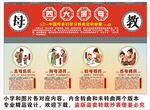 中国古代四大贤母海报展板文化墙