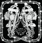 方巾   线条 花
