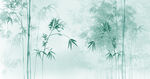 水墨竹林