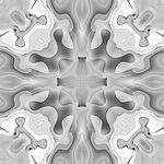 抽象几何对称图案纹理