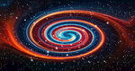 绚丽宇宙旋涡星空