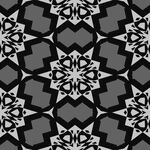 黑白几何花卉图案纹理