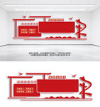 党的教育方针文化墙设计