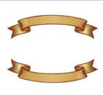 金色飘带