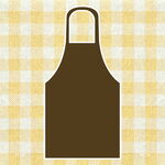 棕色围裙图案