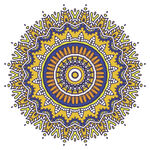 精美曼陀罗图案装饰元素