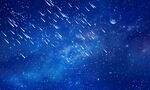 流星雨星空背景图
