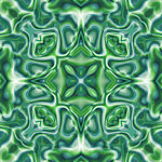 绿色几何抽象花纹图案