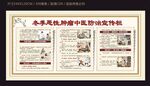 冬季恶性肿瘤中医防治宣传栏