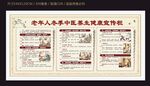 老年人冬季中医养生健康宣传栏