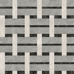 灰白条纹编织纹理图案