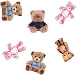 可爱小熊玩偶展示