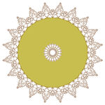 圆形欧式花纹花边