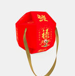 灯笼球形包装箱盒样机