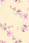 粉色花卉图案背景纹理