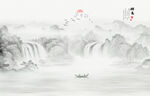 禅意水墨山水