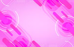 梦幻粉色几何线条背景图