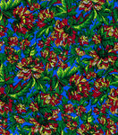 抽象色彩 线条数码印花