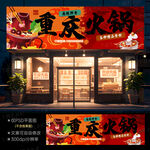 火锅店门头