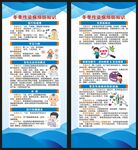 冬季传染病预防知识展架