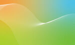 多彩渐变波浪背景图