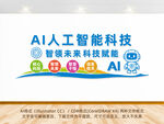 AI科技智能形象墙