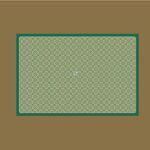 绿色花纹方形地毯图案