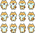 可爱柴犬表情包合集