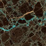 深棕色带蓝纹大理石纹理