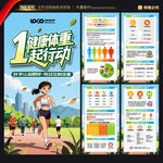 体重管理年展板