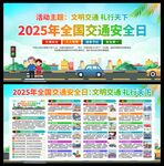2025年全国交通安全日展板
