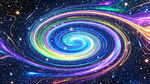 梦幻炫彩宇宙星空漩涡